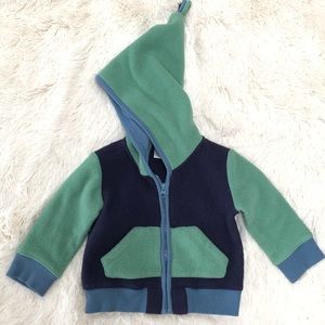 🍁 Hanna Andersson  zip up fleece sz 80 18-24M